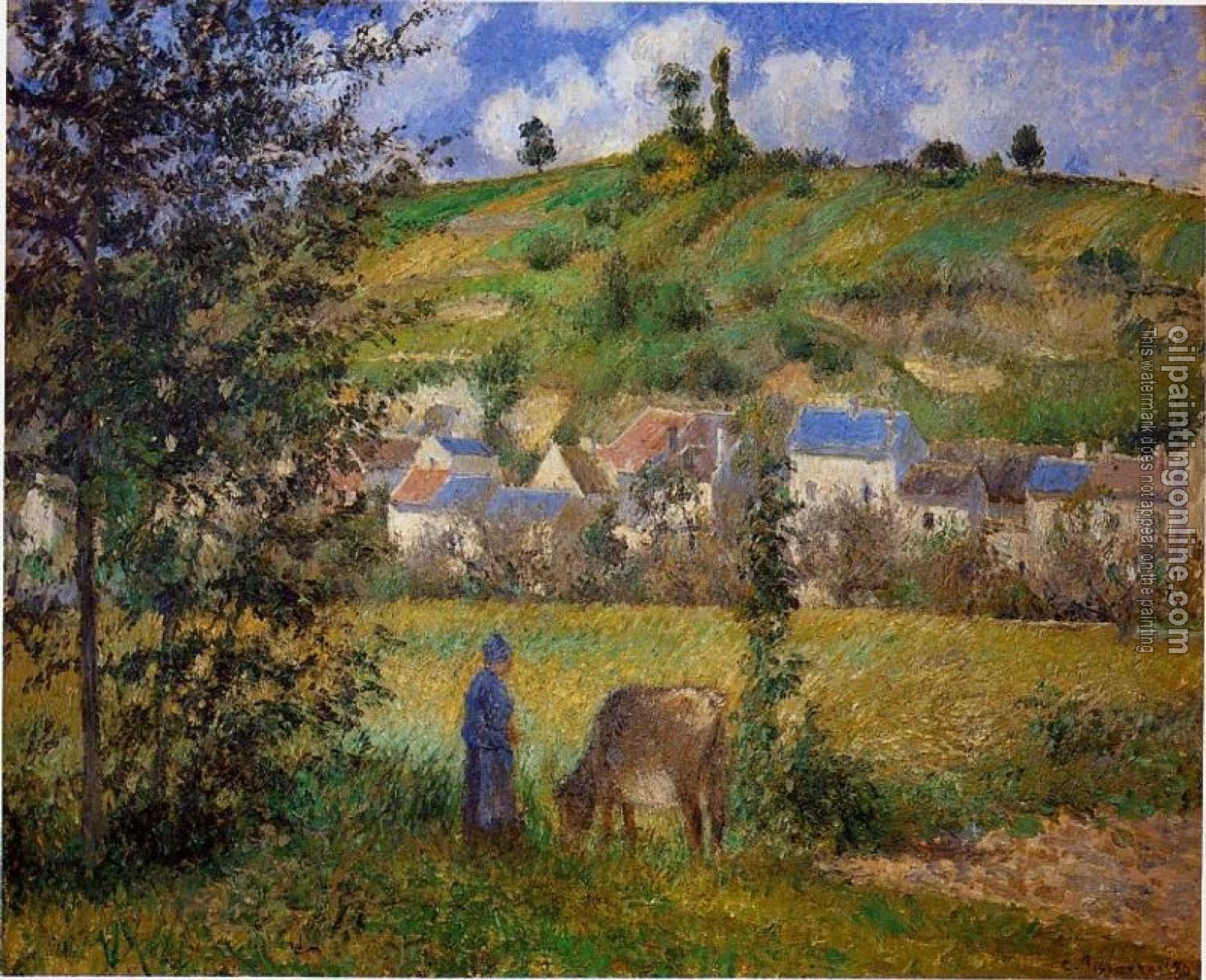 Pissarro, Camille - Chaponval Landscape